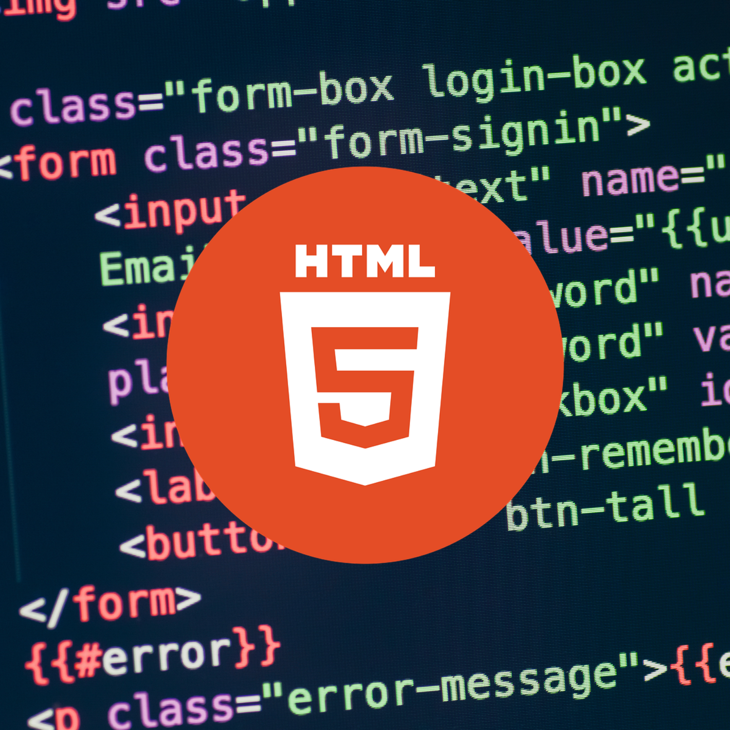 HTML code afbeelding met logo